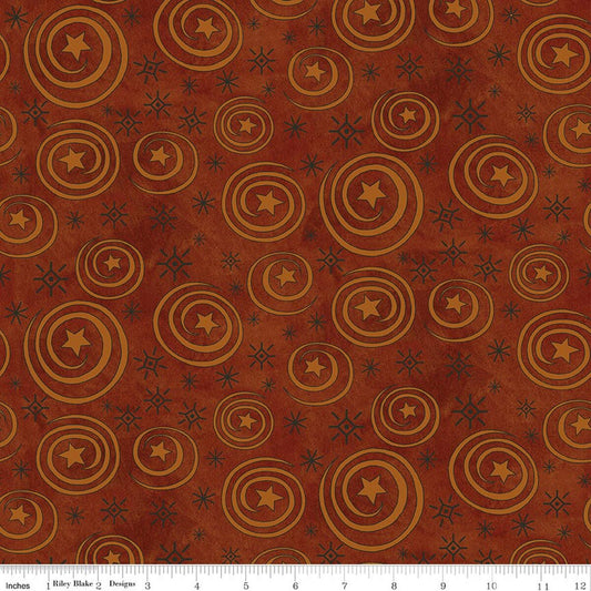 Spooky Stars and Swirls- Rusty Oak