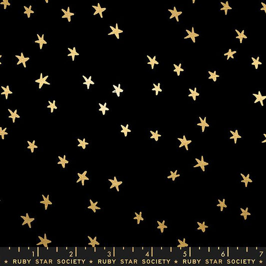 Starry Metallic- Black Gold
