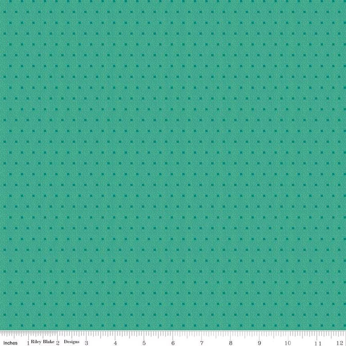 Stitcher's Flannel Dots - Caribbean