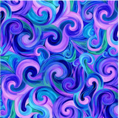 Swirls- Purple