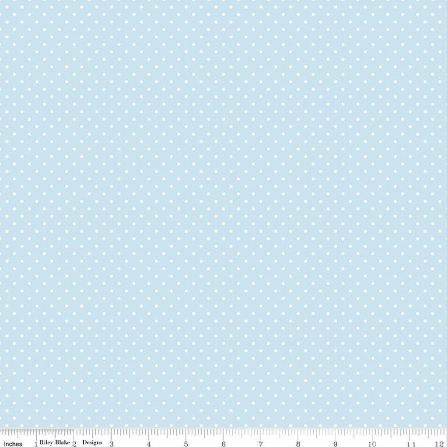 Swiss Dot- Boy Blue