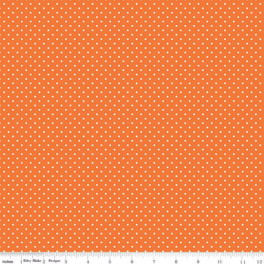 Swiss Dot- Orange
