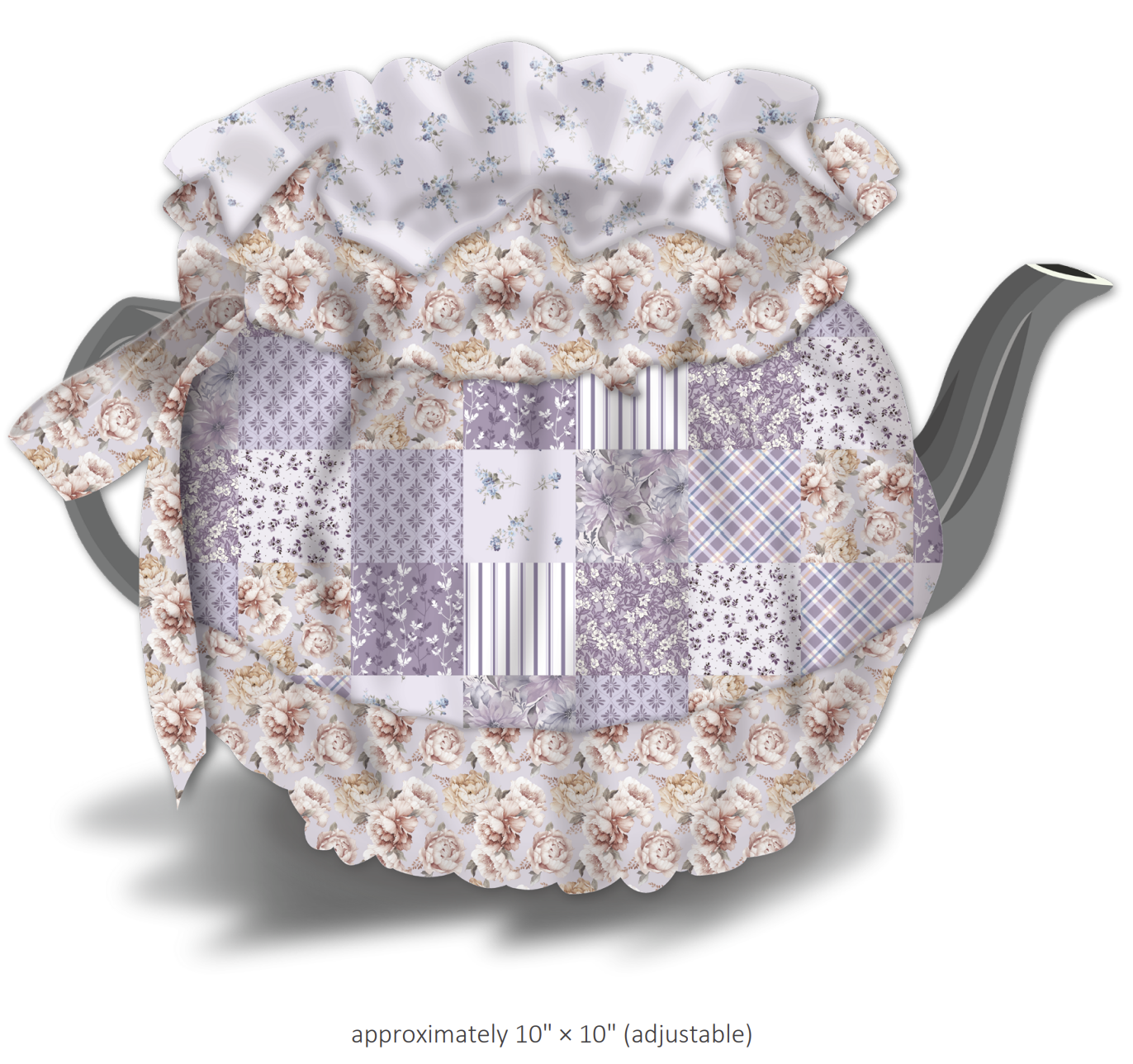 Daybreak on the Prairie Tea Cozy Panel- Purple