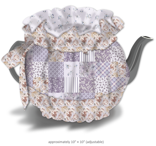 Daybreak on the Prairie Tea Cozy Panel- Purple