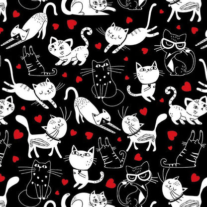 Tossed Cats & Hearts