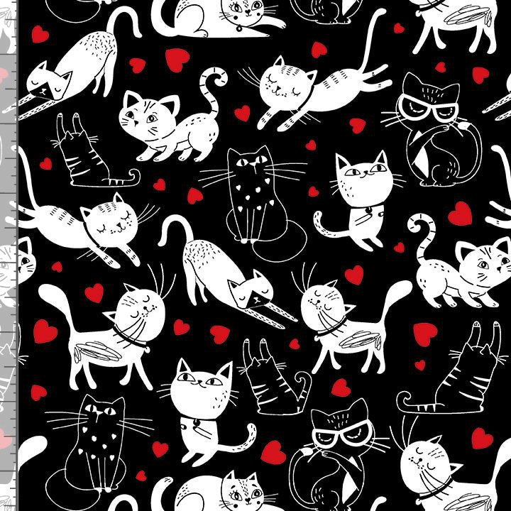 Tossed Cats & Hearts