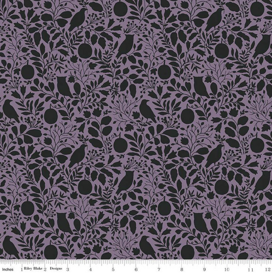 Trick or Treat Silhouette- Plum