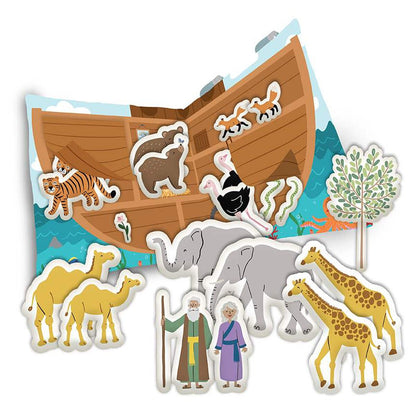 Two by Two Noah's Ark Quiet Book Felt Panel