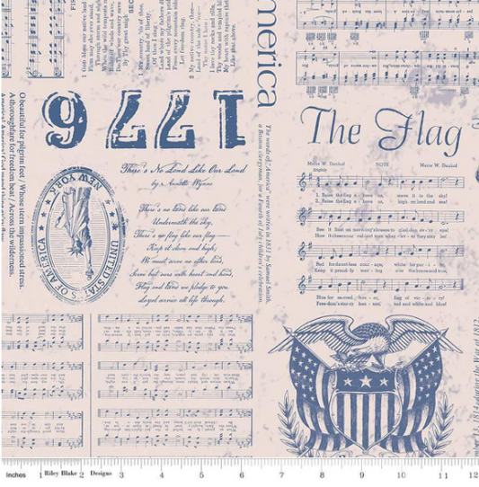 Wide Back Americana Liberty- Blue