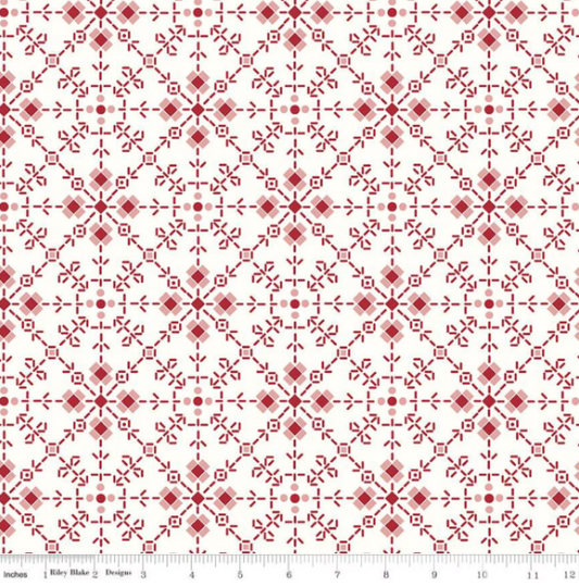 Wide Back Bee Plaids Homemade- Red
