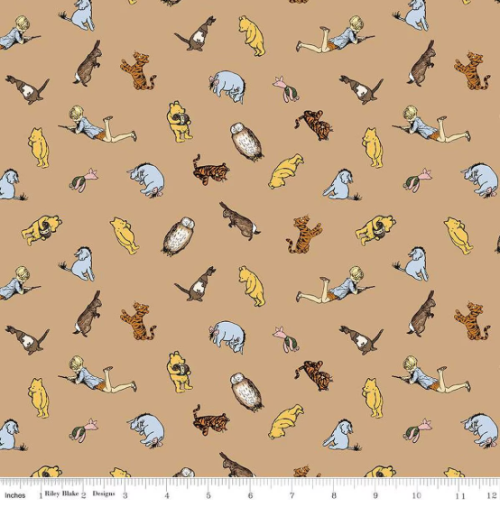 Winnie the Pooh Characters- Brown