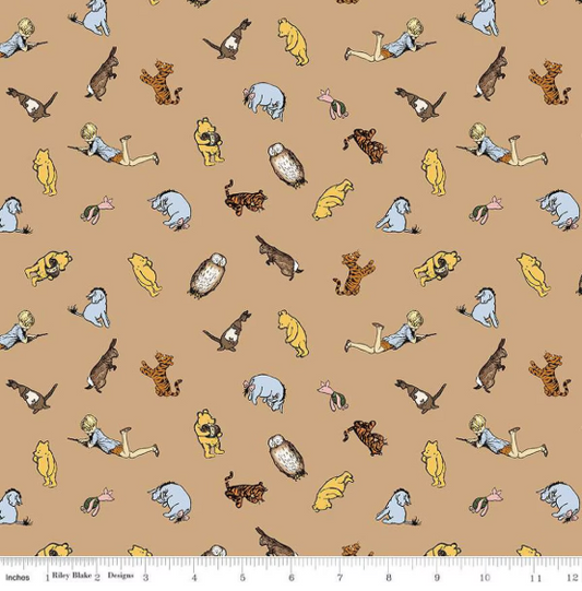Winnie the Pooh Characters- Brown