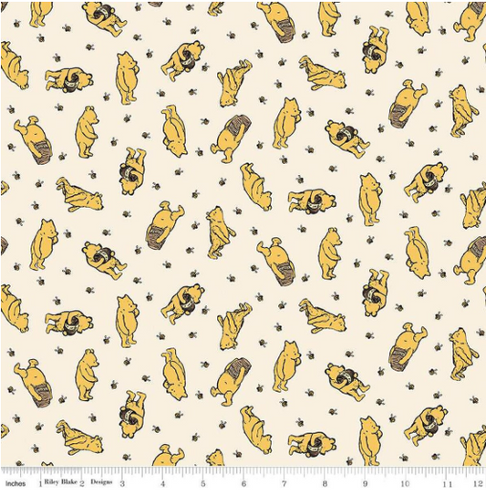 Winnie the Pooh Toss- Cream
